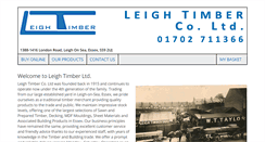 Desktop Screenshot of leightimber.co.uk